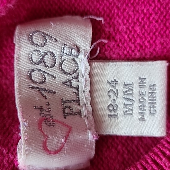 "Wish on a Star" pink pullover sweater - Picture 2 of 3